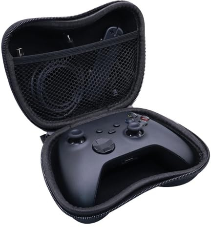 Risveglio Custodia rigida da viaggio in EVA, serie X/S e controller per interruttori, per custodia protettiva compatta, 7,5 x 6 x 5 cm, nera