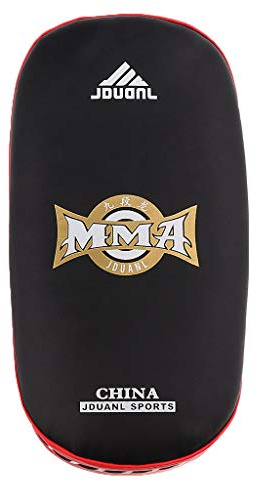 Tubayia Coussin de Frappe pour Chat Motif Pattes de Kicking Plusieurs Couches Coussins rembourrés pour Karate Muay Thai Kickboxing MMA Training, Noir/Rouge