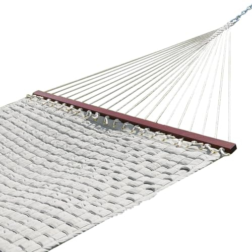 hoplo holzenplotz Stabhängematte San Francisco geflochten Olefin Fasern in Flax
