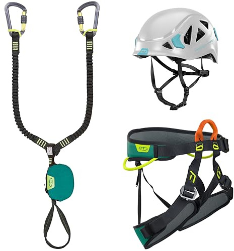 Climbing Technology Via Ferrata-Kit Classic S-M, Unisex, Erwachsene, Grün