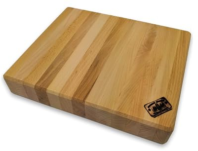 Planche à découper Mini souche en bois de hêtre massif | restaurant casa bar | fait main | fabriqué en Italie 27 x 32 x 5 cm