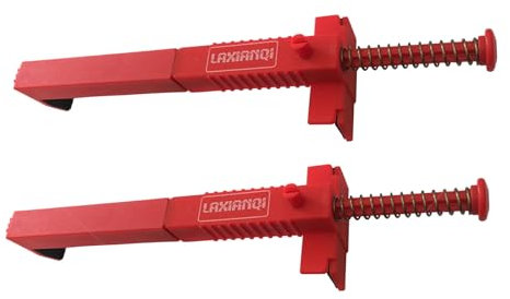 2 x Ziegelschnur-Clips, 20 - 24 cm, Klemmen, Ziegelschnur zum Positionieren von Maurern, Abziehern, Schnurspannern