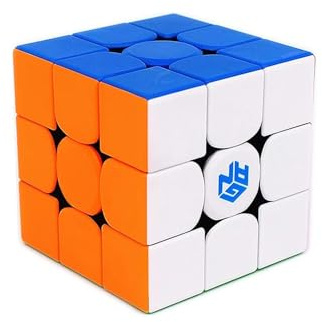 XMDCuber GAN 356 RS 3x3 Speed Cube - Classic Stickerless Puzzle Cube, 56mm，GAN356 RS Standard Edition