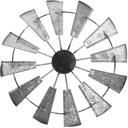 ERINGOGO Windmühlen Wanddekoration Metall Rustikaler Hängender Windmühlenanhänger Für Bauernhaus Vintage Wandkunst Für Gemütliche Wohnräume Vielseitige Und Regalgestaltung