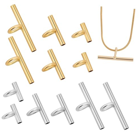 Gatuida 12pcs Jewelry Making Converter Horizontal Brooch Converter Brooch Pin Pendant Adapter Secure Fit Design