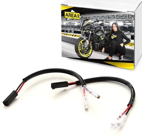 2x Blinker Adapterkabel kompatibel mit Suzuki SV 650/X GSX-8S GSX 125 600 750 1250 Inazuma DL V-Storm GSX-S 125 950 1000 F Katana GSF Bandit GSF 650 750 1200 1100 1250 S GSX-S GSX-R CM Intruder VLR TU