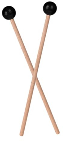 SOLUSTRE Mazos de Percusión de Madera para Xilófono, 2 Piezas con Superficie Lisa y Diseño Seguro, Ideales para Instrumentos Musicales en Prácticas y Presentaciones Varios estilos