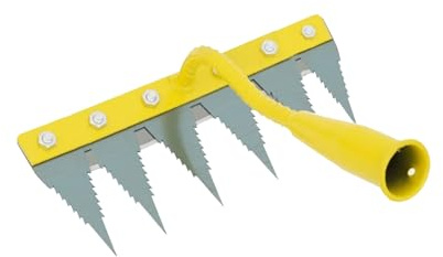 Rastrillo desbrozador para jardín - Herramienta Resistente para escardar,Escardadores manuales,para jardín, césped, Parterre, Invernadero, vivero, , Campo, Exteriores