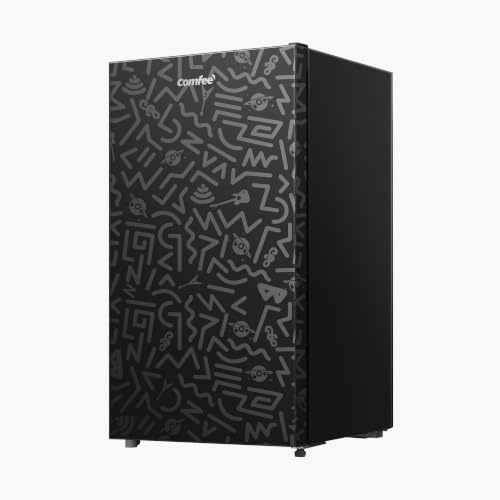 COMFEE' 88L Mini Frigo, Petit Réfrigérateur avec Chiller Box, Noir