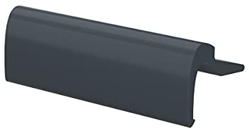 MS Beschläge® Glasfalzgriff Terassentürgriff Balkontürgriff Ziehgriff aus Aluminium (Anthrazit - RAL 7016)