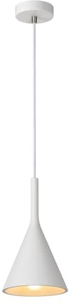 Lucide GIPSY - Pendelleuchten - Ø 16,5 cm - 1xE27 - Weiß