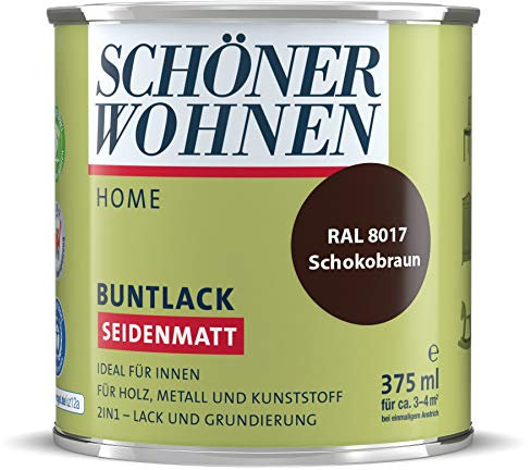 DurAcryl Buntlack Schokobraun 375 ml RAL 8017 Seidenmatt Schöner Wohnen