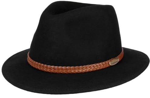 LIERYS Traveller Filzhut Herren Made in Italy Wasserabweisend Knautschbar Herbst Winter