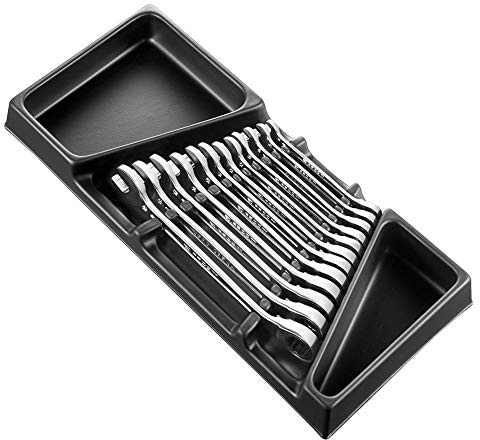 Facom Mod. 467bj12 Modul Ringmaulschlüssel Ratsche metrisch in Tablett thermogeformt, Mehrfarbig, 8 – 19 mm