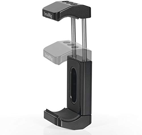 SMALLRIG Powerbank Holder Aluminium Mount Clamp, Halterung Klemme für tragbare Powerbanks mit Breitenbereich von 53 mm bis 85 mm – 2336