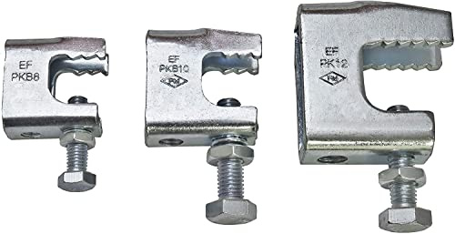 rörfix-24 10 stycken hängklämmor galvaniserat stål (M8, M10, M12)
