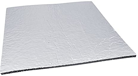 Gartenwelt Riegelsberger Gummiunterlage 200x200x5 mm alukaschiert 10 Stück | Tritt- und Rutschschutz Pad für Plattenlager & Balkenlager PRO