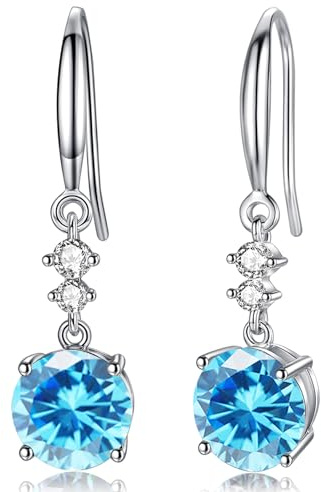 Ohrringe Silber 925 Hängend Silberohrringe Lange Hängeohrringe Damen Ohrhänger Zirkonia Geburtstag Geschenk Hochzeit Schmuck
