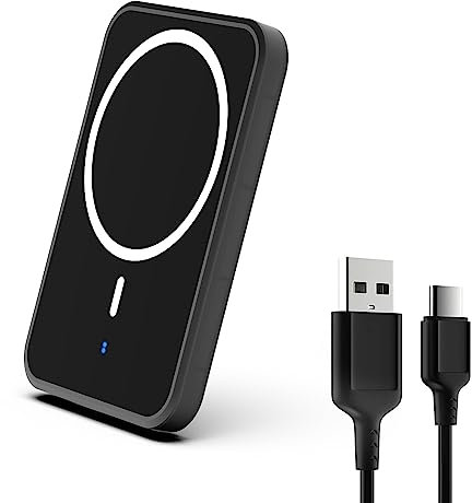 POWERIVER Chargeur sans Fil Rapide 15W, Chargeur à Induction Rapide Qi 15W/10W/7.5W/5W pour iPhone 14 Pro max/13/12/11/XS Max/XR/XS/X/8,Samsung Galaxy S22/S21/S10/Note 20, AirPads 3/Pro,Huawei,Xiaomi