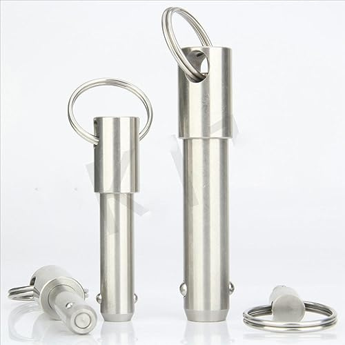 Personalizzato in magazzino YK115 Tutti i perni di fermo di precisione con anello di trazione in acciaio inossidabile Perni di bloccaggio a molla a sgancio rapido-8mm-50mm