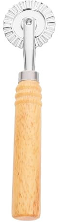 GOOHOCHY Multifunktions Nudelgitter Roller Aus Legierung Teigschneider Für Pizza Und Kekse Mit Holzgriff Einfach Zu Reinigen Für Heimische Küche