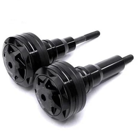 Frame Sliders Sturzschutz Für Kawasaki Für Ninja 650 Für Z650 2017-2020 2018 Motorrad Zubehör CNC Rahmen Sliders Fallende Schutz Schutz Crash-Schutz Sturzpads Motorrad(Schwarz)