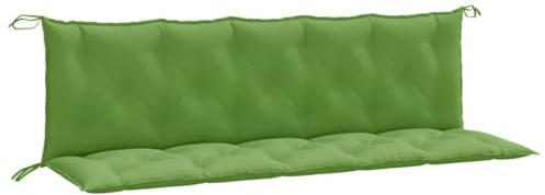 vidaXL Gartenbank-Auflagen 2 STK. Melange Grün 180x50x7 cm Stoff
