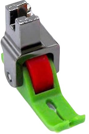 MUMQAQ Magnetic Seam Guide for Sewing Machine,Roller Sewing Presser Foot Rubber Wheel Small Light Sew Foot Stitching Leather Fabric for Most Industrial Sewing Machine