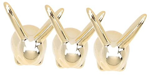 IMIKEYA 3 Stücke Zier Statue Keramik Figurine Bunny Figurine Statue