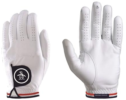 Original Penguin R Hnd Gloves Dou Bright White M