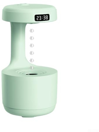 Filteilect Humidificador antigravedad de 800 ml, difusor de aroma, gotas de agua, con alimentación por USB, gran capacidad, 800 ml, para dormitorio, oficina, coche, humectante de aire