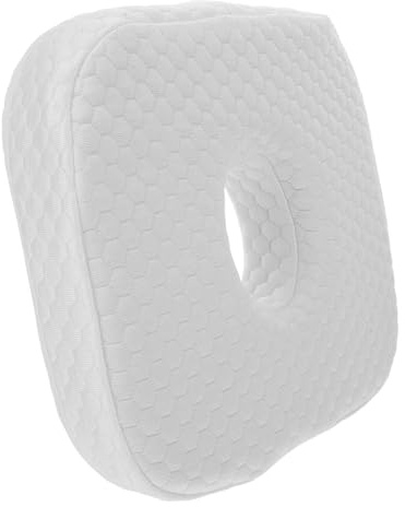 MOTHNUR Cuscino di Supporto per Collo con Foro per Orecchie in Memory Foam Protezione per Piercing alle Orecchie Cuscino per Dormire di Lato