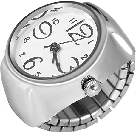 Dioche Stilvolle Ringuhr, Unisex, Klassische Quarzuhr, Hält die Zeit Genau, Geeignet für Dates, Partys oder den Täglichen Gebrauch.