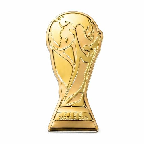 FIFA World Cup 2026 Official Gift, Pin’s Officiel FIFA Coupe du Monde 2026 – Souvenir & Article Fan avec Motif Trophée – Alliage d‘Aluminium, 45 x 20 mm – Idéal pour la Coupe du Monde 2026