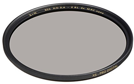 B+W 1089152 Neutral Density Filter ND4 43 mm MRC Nano XS-Pro 16x Tempered Slim Premium Matte Black