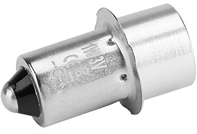 1pc 3~9V 1W LED Flashlight Replacement Bulbs, Metal P13.5S Flashlight Torch LED Lamp Bulbs, Bulbs Replacement for Torch Lamp or Emergency Work Light, Easy to Install(3V)