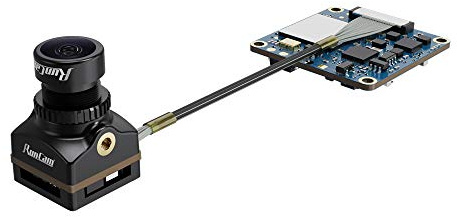 RunCam Split 4 4K FPV Kamera mit FOV 140° niedriger Latenz, DC 5-20V Nano HD Aufnahme 16:9/4:3 NTSC/PAL umschaltbare Version für FPV-Drohne, schwarz…