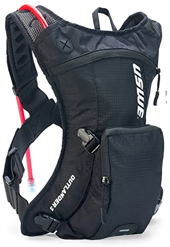USWE Unisex – Erwachsene Outlander Trinkrucksack, Schwarz, Unisize EU