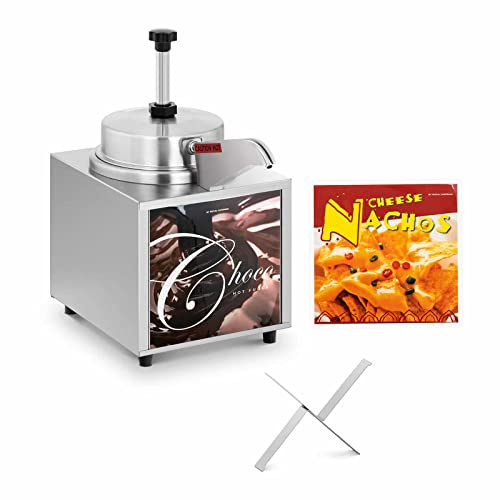 Royal Catering Saucenspender mit Heizfunktion für Nacho-Käse oder Schokolade 3,3 l 35-99 °C 550 W Soßenspender Soßen Spender