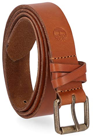Timberland Damen Casual Leather Belt for Jeans Gürtel, Mineralgelb, X-Large (37-43)