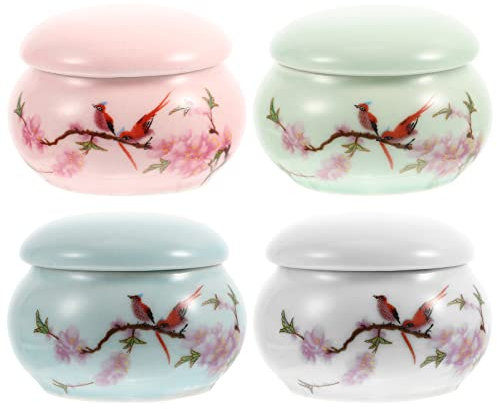 minkissy Airtight Mini Can Rouge Lipstick Jar Mini Storage Bottles for Cosmetic Powder Bottle