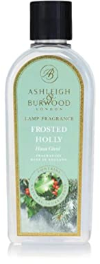 ASHLEIGH & BURWOOD | Frosted Holly Lamp Fragrance | 500 ml | Made in the UK | Festive Winter Scent