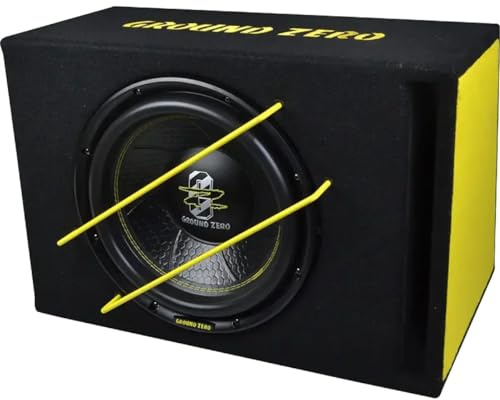 Ground Zero GZIB 12SPL - 30 cm Passiv Subwoofer mit 1000 Watt (RMS: 500 Watt)