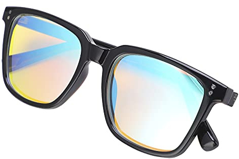 Asixxsix Lunettes de daltonien, Lunettes de daltonien UV400 à Monture complète, Lunettes de daltonien étanches et Anti-Rayures, Lunettes de Correction pour daltonien avec Design de Mode