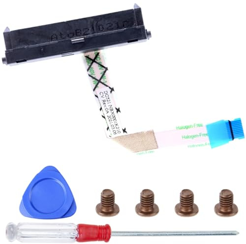 ZHUROUPU 7 Pcs SATA Hard Drive HDD Connector Cable Replacement for Ideapad 320-15 320-15IAP 320-15IKB 320-15ISK 320-15ABR 330-15 330-15IKB 520-15IBK NBX0001K200(Long: 6.3 cm)