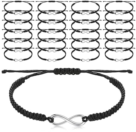 Hebterrka 24 piezas pulseras hechas a mano, pulseras trenzadas de la amistad, diseños coloridos y resistentes, perfectas para hombres y mujeres, regalo para amigos
