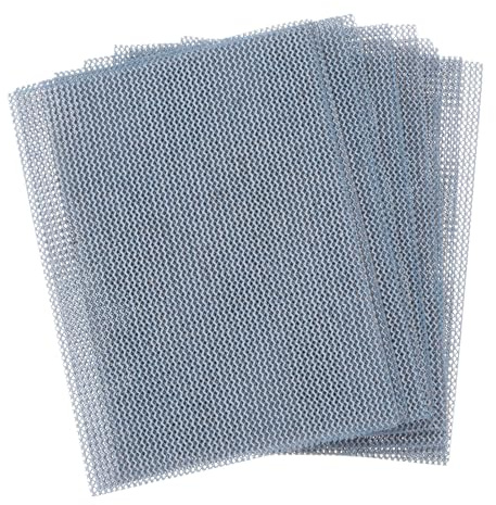sourcing map 10pcs Mesh Sanding Sheets 320 Grits 3 x 4 Ceramic Abrasive Wet Dry Sandpaper Dust-Free Hook and Loop Abrasive Pads for Car Woodworking Metal Polishing & Grinding