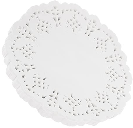 OKUMEYR 420stücke Doilies-papiermatten Für Lebensmittel Runde Tortenspitzen Aus Papier Für Hochzeiten Partys Babypartys Und Besondere Anlässe Elegantes Abfallbares Design Mit