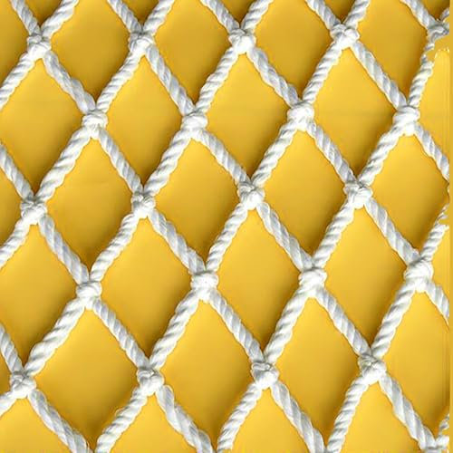Anhängernetz Ladungssicherungsnetz Gepäcknetz Wetterfeste, reißfeste und UV-beständige Ladungsnetze zur Gepäcksicherung, 2 m 4 6 8 10 12 14 16 18 m großes Zurrseilnetz, Zaunbarriere-Fußball-Backstop-N