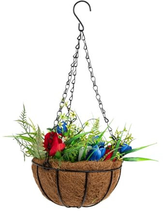 TOYANDONA Maceta Colgante para Flores De Tulipanes Cesta Colgante De Tulipanes para Decoración para Jardín o Terraza